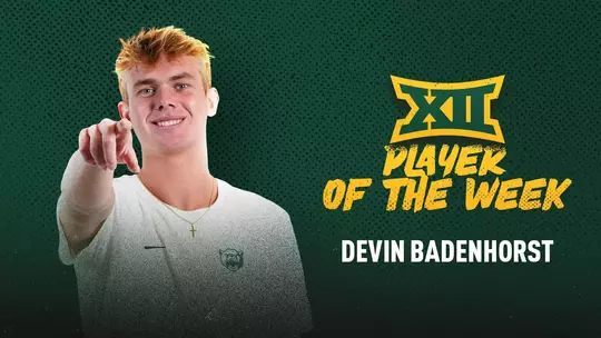 Devin Badenhorst Big 12 POTW March 24