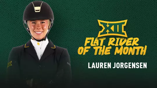 Lauren Jorgensen Big 12 Flat Rider of the Month