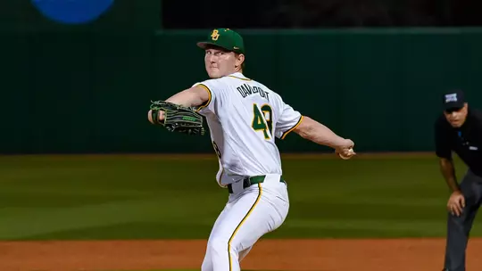 Lucas Davenport pitching against Air Force 2026
