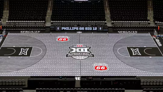 Big 12 MBB Tournament Glass Court
