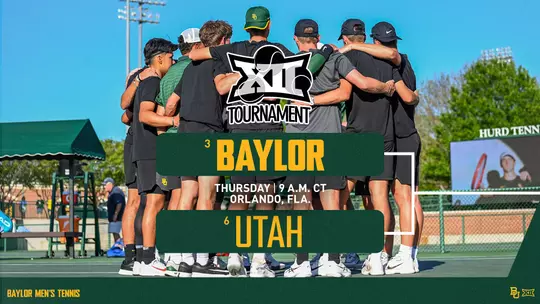 Baylor vs. Utah on Thursday in Big 12 Tournament Qualifier