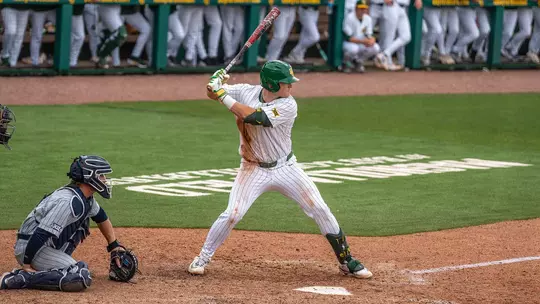 Tyce Armstrong hitting against BYU 2026