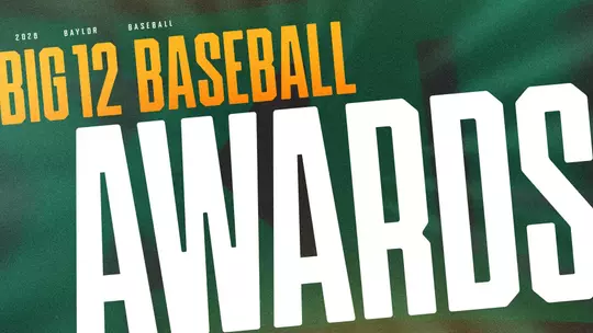 2026 All-Big 12 Baseball Awards web header graphic