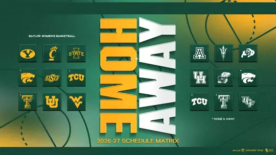 2026-27 Baylor WBB Big 12 Opponent Matrix