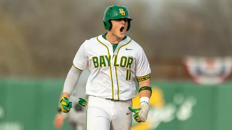Tyce Armstrong rounding the bases after grand slam 2026