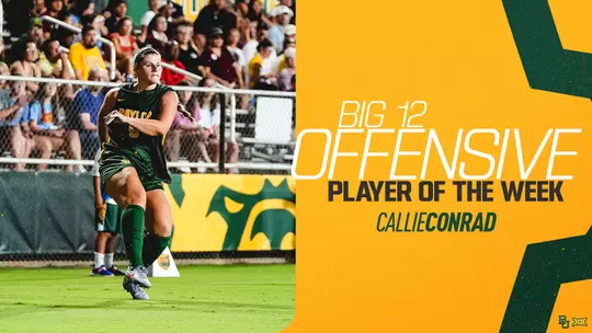 Big 12 Offensive Player of the Week Callie Conrad