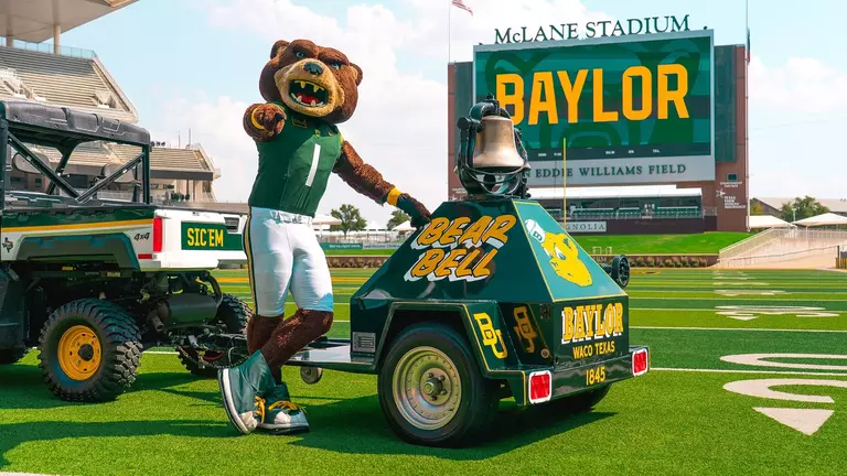 Baylor Bear Bell with Bruiser 2026
