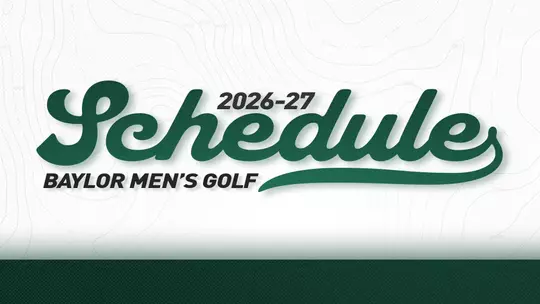 Men's Golf Schedule Release