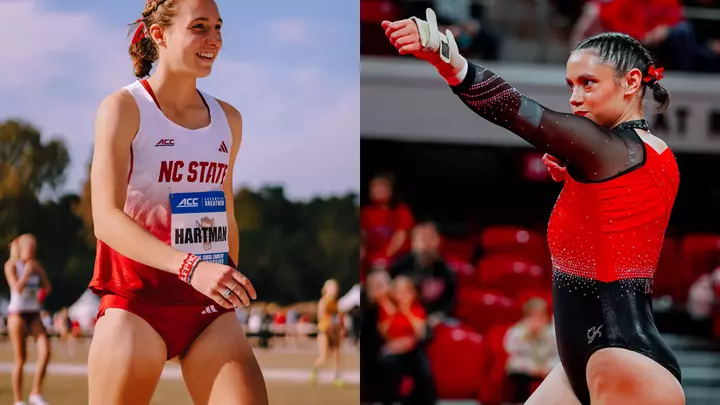 Hartman and Negrete NCAA Woman of the Year