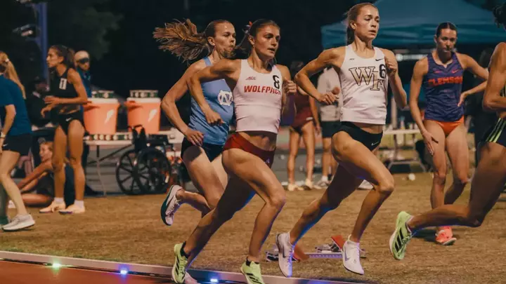 Kate Putman running at Duke Twilight
