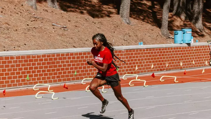 Shaune Ingraham - track practice