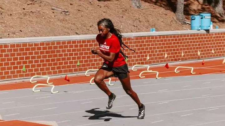 Shaune Ingraham - track practice