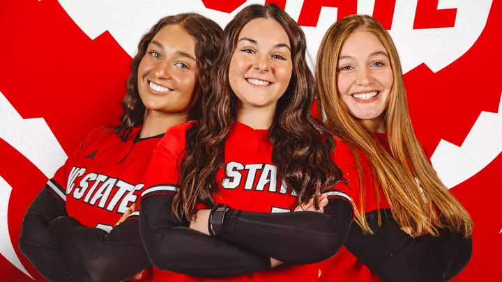 Charli Orsini, Kendall Simmers, Hannah Church - Softball Media Day 2026