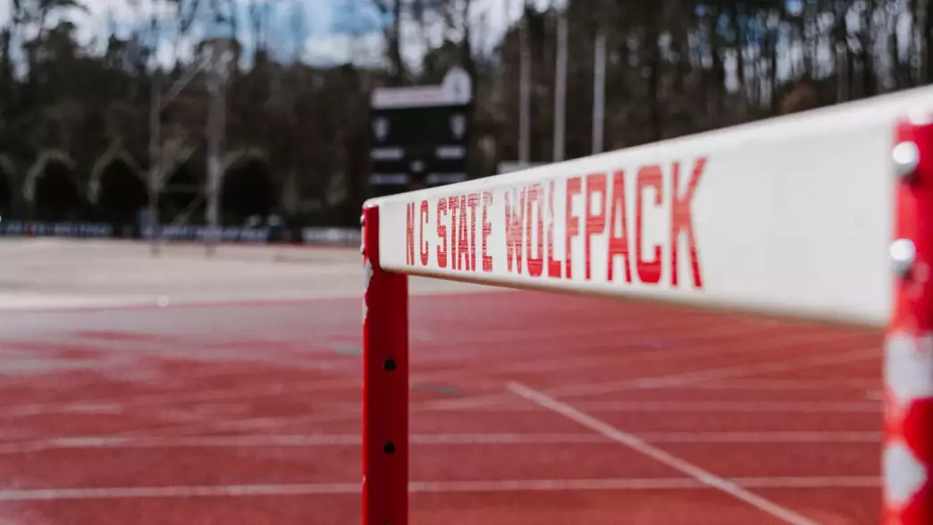 NC State Track & Field Hurdle