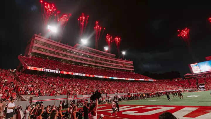 Carter-Finley Stadium firewroks