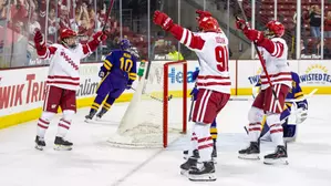 No. 17 Wisconsin ties No. 20/19 Minnesota State late, wins shootout
