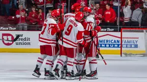 Wisconsin comes back to tie Minnesota State, wins seven-round shootout