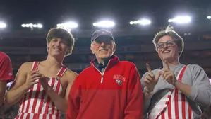Badgers recognize veteran Sgt. Jack Postlewaite at Camp Randall