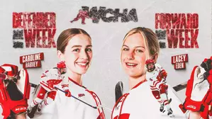 Eden and Harvey garner WCHA weekly distinctions