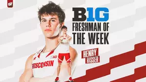 Risser named Big Ten Freshman of the Week