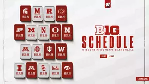 Wisconsin women’s basketball announces 2025-26 Big Ten schedule