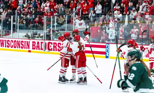 Badger seniors shine in 10-3 win over Bemidji State