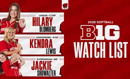 Trio of Badgers Named to Big Ten Watch List