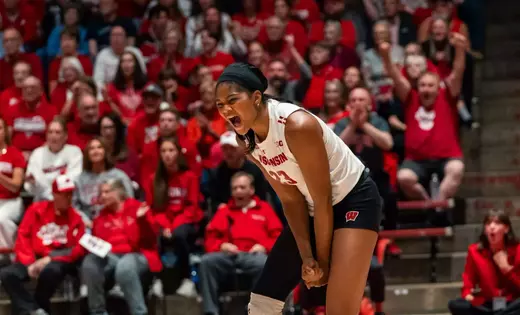 No. 6 Badgers defeat No. 15 Indiana in five sets