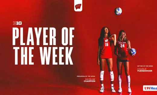 Pair of Badgers earn weekly conference awards