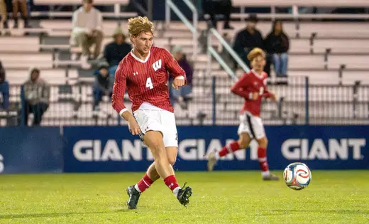 No. 13 Wisconsin grabs a point on the road