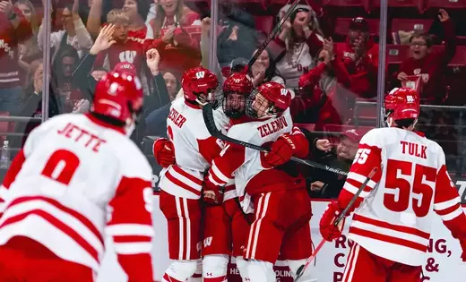 No. 6 Wisconsin shuts out Robert Morris to complete sweep