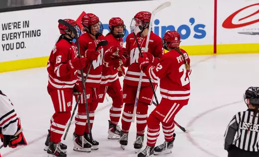 No. 3 Badgers defeated the No. 9/8 St. Cloud State Huskies, 2-1