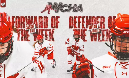 Two Badgers collect WCHA weekly honors