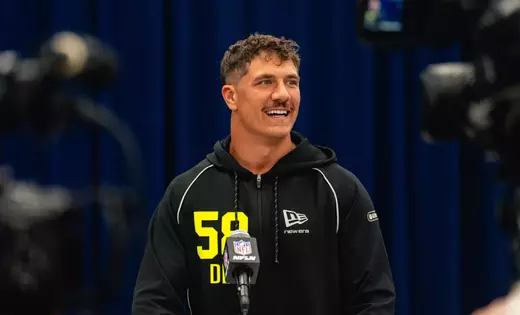 Mason Reiger NFL Combine Media Interview