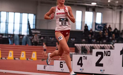 Badgers open 2026 Big Ten Indoor Championships with strong 5K showing