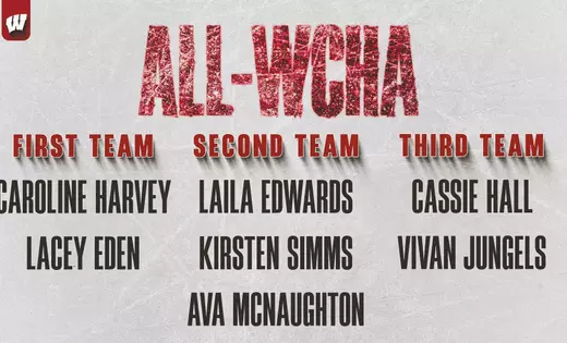 Seven Badgers named to All-WCHA teams