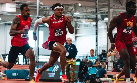 Badgers Sit Tied for Third After Day Two at Big Ten Championships