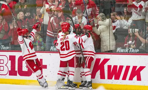 No. 1 Badgers best Bemidji State in first game of WCHA playoffs