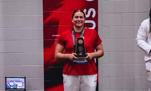 Kesner Leads Badgers in Fayetteville