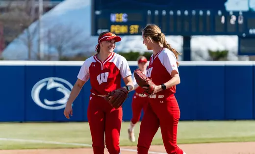 Badgers earn first Big Ten series win