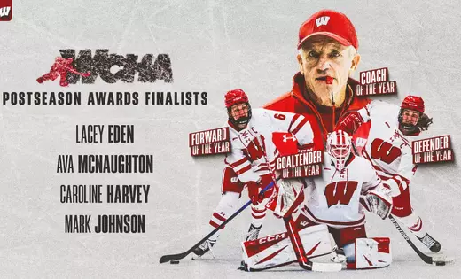 Four Badgers named WCHA Postseason Award finalists