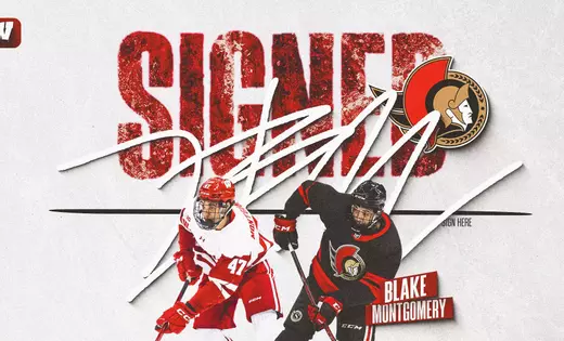 Montgomery signs with NHL's Ottawa Senators