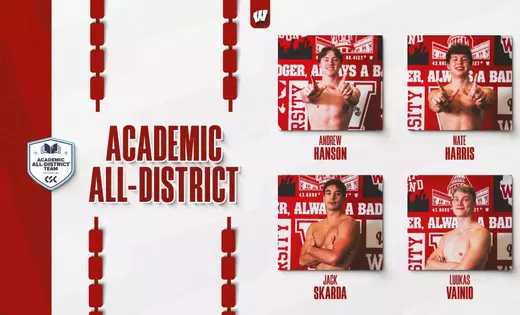 Four Wisconsin men’s swimmers named to CSC All-District Team