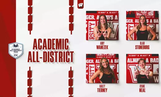 Four Badgers named to CSC All-District Team