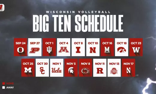 Volleyball Announces Big Ten Schedule