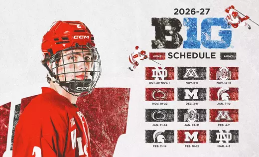 Big Ten men’s hockey weekends announced for 2026-27