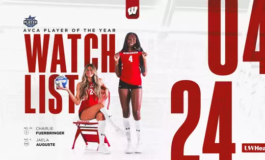 Pair of Badgers Named to AVCA Player of the Year Watch List