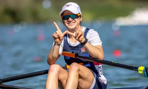 Three former Badgers open 2026 World Championships for Team USA