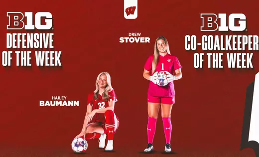 Badger duo earns Big Ten weekly honors