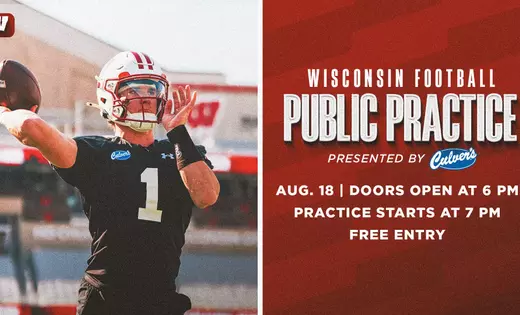 Wisconsin Football to host public practice on Tuesday, August 18